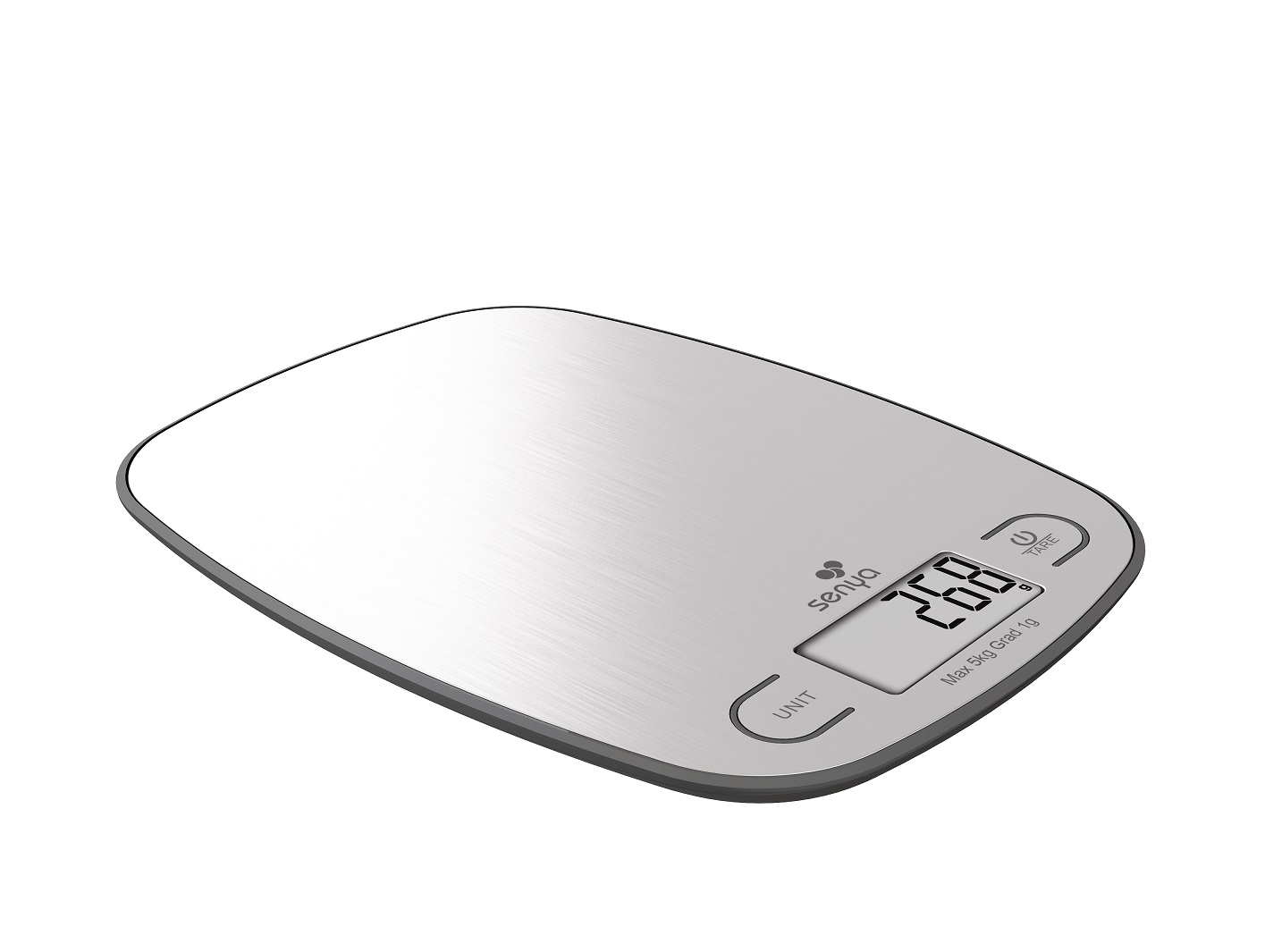 Balance électronique de cuisine portable en acier inoxydable pour petite  cuisine, couleur: 10 kg / 1 g (blanc rechargeable)