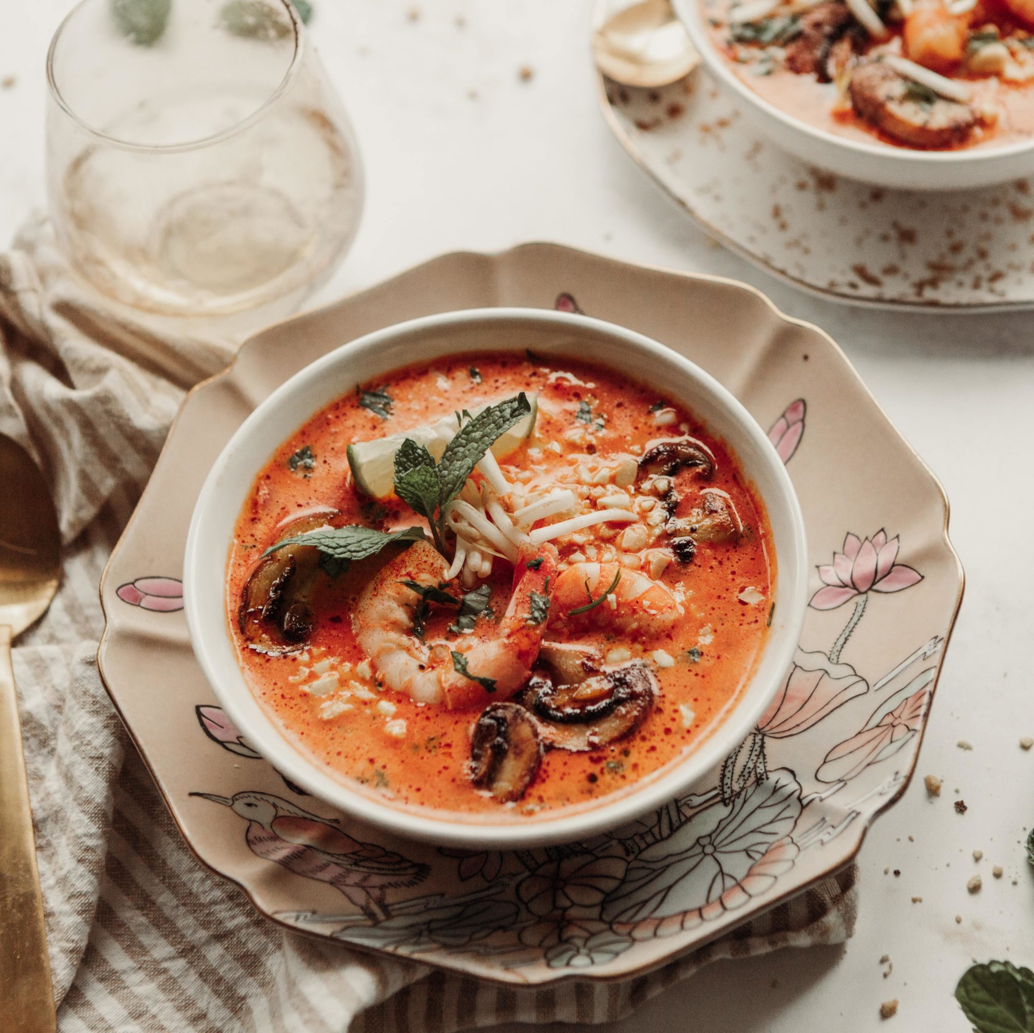 Potage à la crevette réaliser avec le blender Cook&Ice