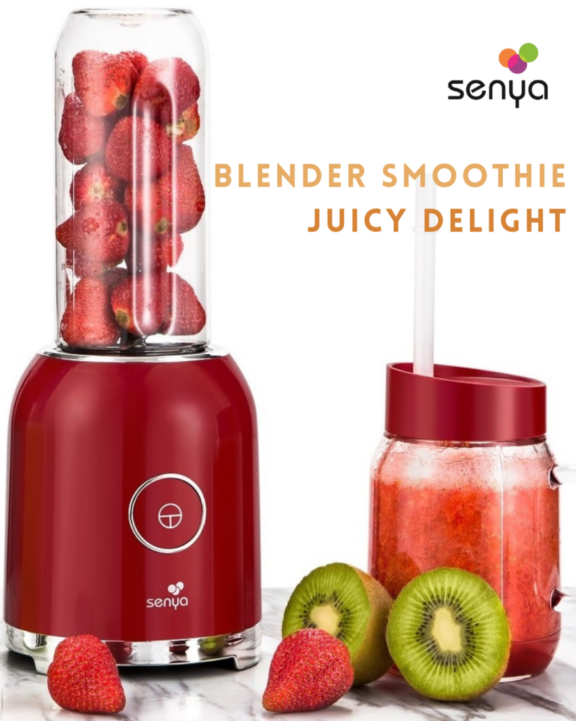 recette halloween avec le blender smoothie senya