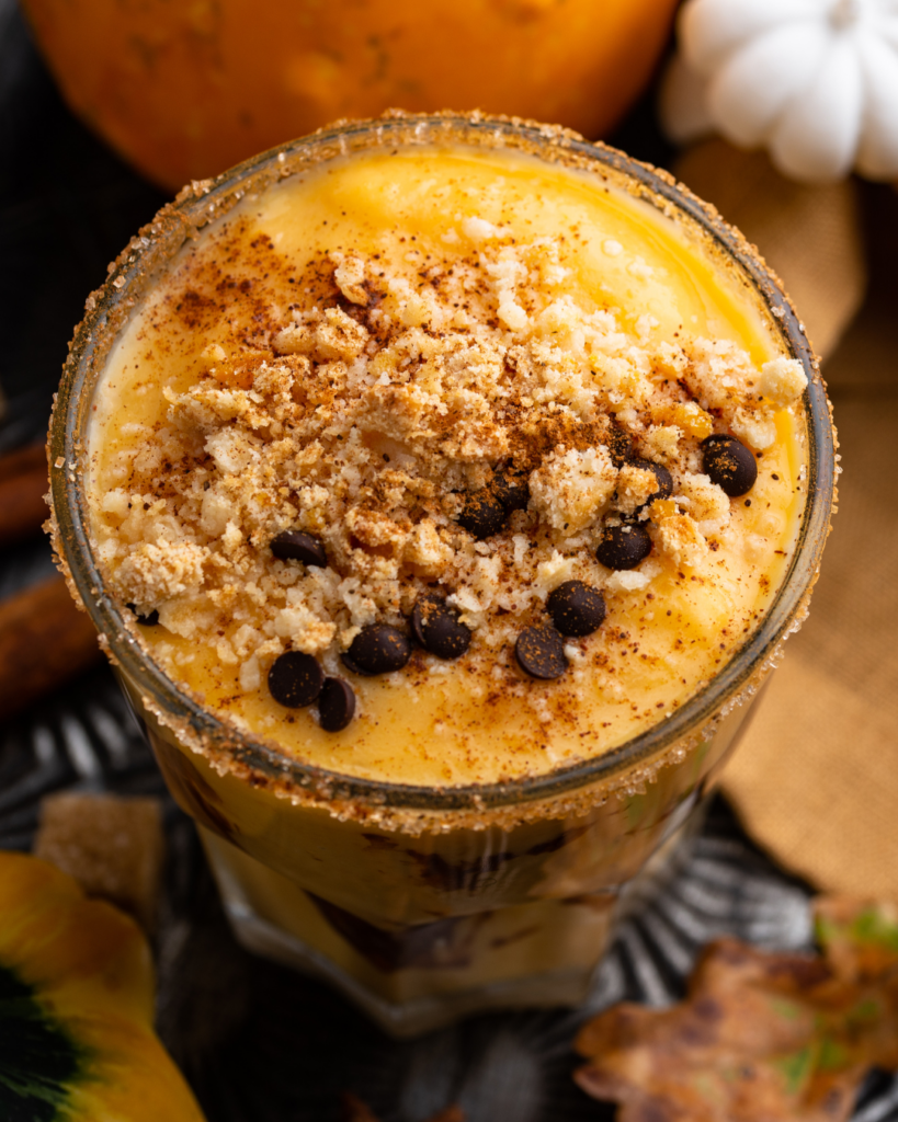 Smoothie citrouille et chocolat