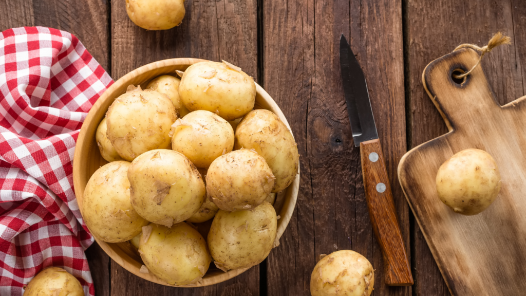 les pommes de terre pour la raclette